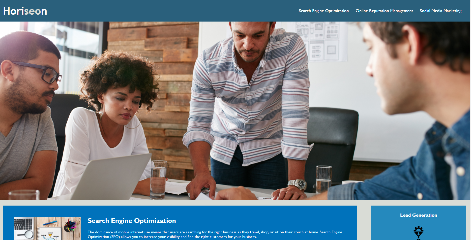 Horizeon-Landing-Page
